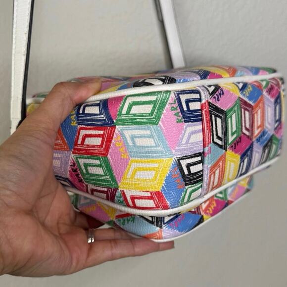 Karl Lagerfeld Valette Multicolored Crossbody Handbag - Picture 5 of 11